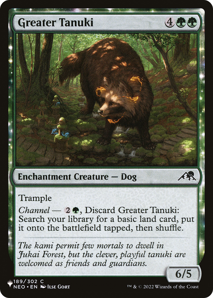 Greater Tanuki [The List] | D20 Games