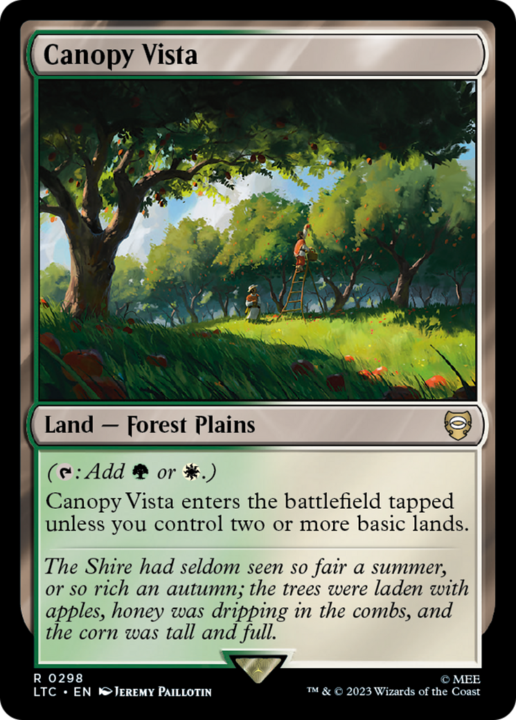 Canopy Vista [The Lord of the Rings: Tales of Middle-Earth Commander] | D20 Games