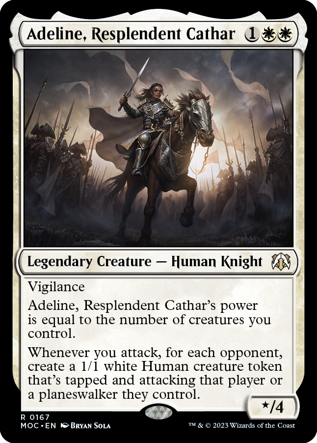 Adeline, Resplendent Cathar [March of the Machine Commander] | D20 Games