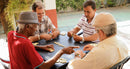 Double Nine Dominoes - Ivory Color Tiles, Club Size