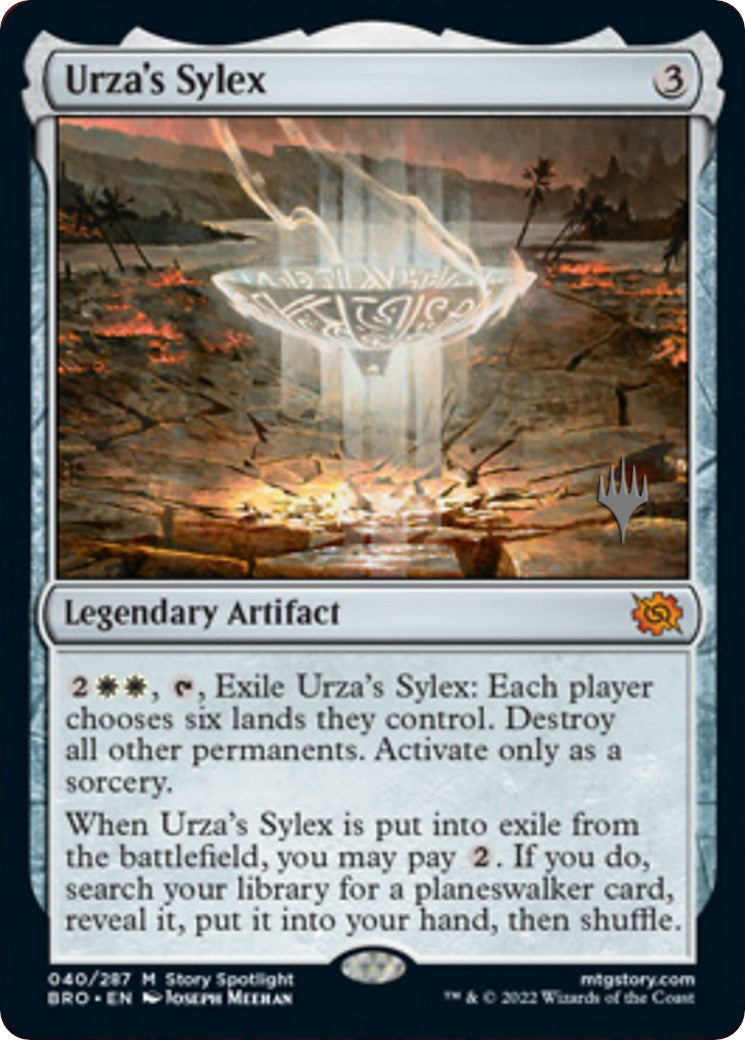 Urza's Sylex (Promo Pack) [The Brothers' War Promos] | D20 Games