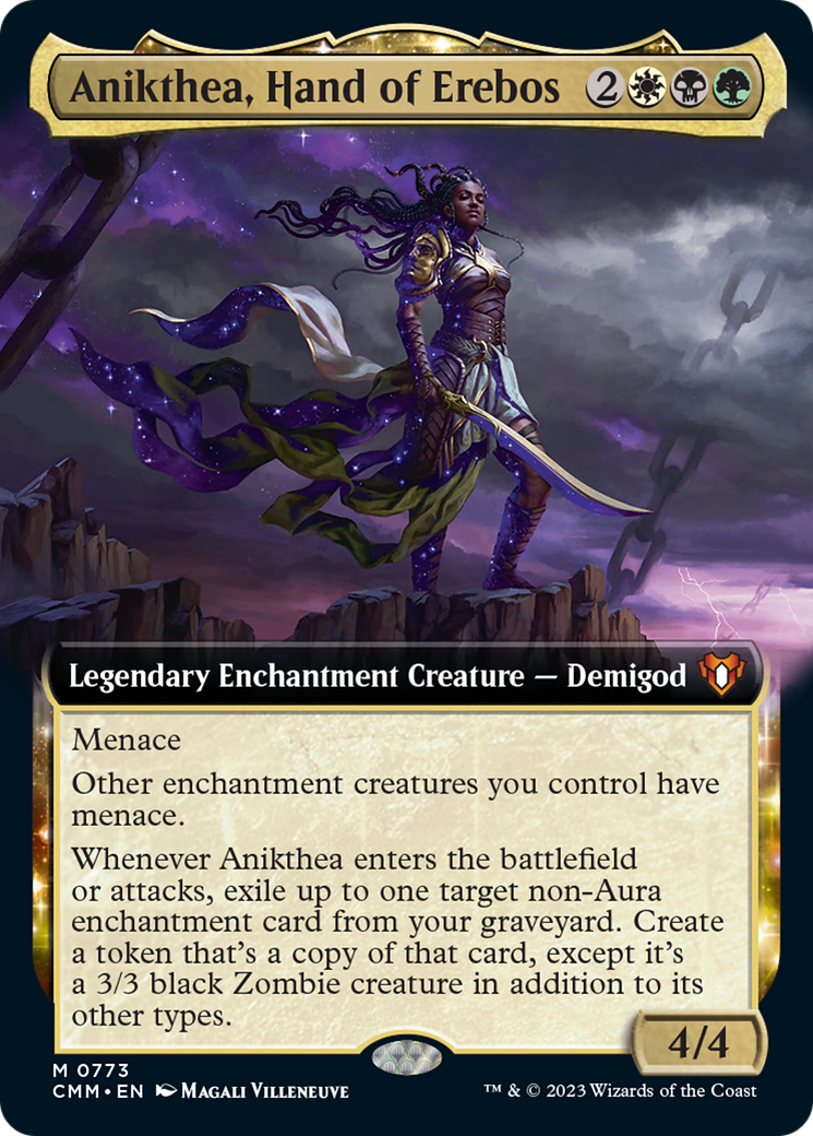 Anikthea, Hand of Erebos (Extended Art) [Commander Masters] | D20 Games