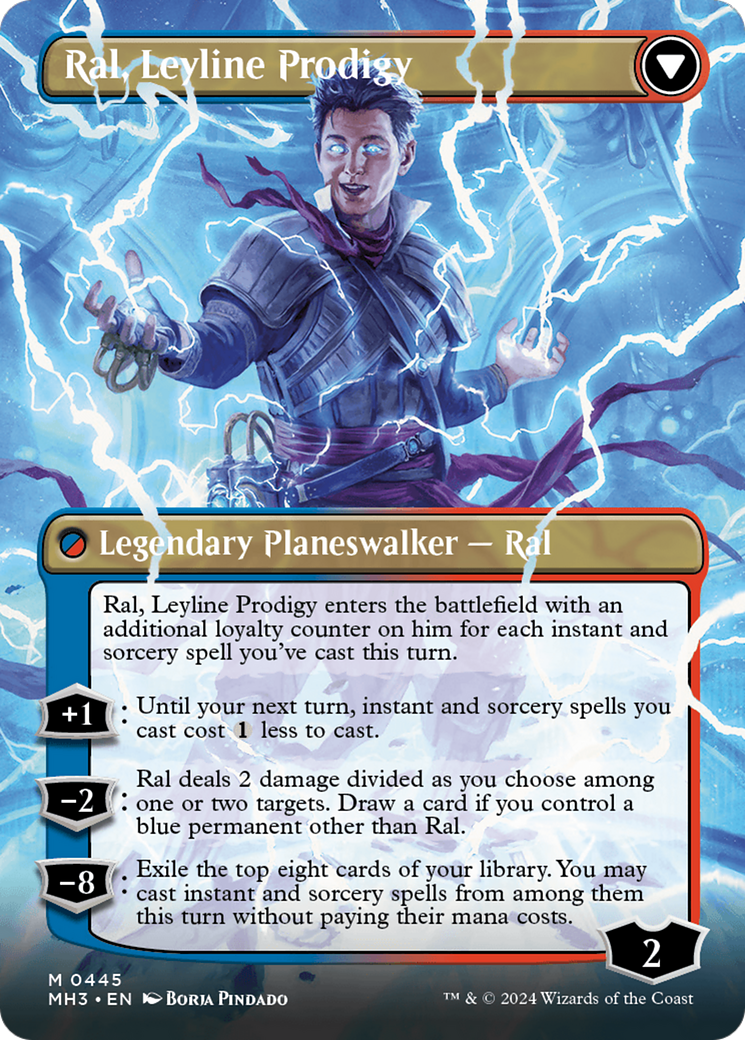 Ral, Monsoon Mage // Ral, Leyline Prodigy (Borderless) [Modern Horizons 3] | D20 Games