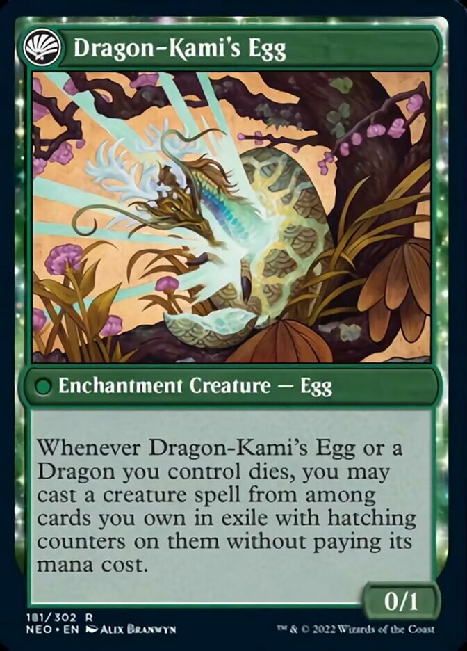 The Dragon-Kami Reborn // Dragon-Kami's Egg [Kamigawa: Neon Dynasty] | D20 Games