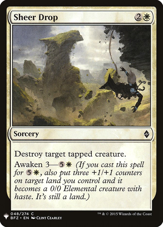 Sheer Drop [Mystery Booster] | D20 Games