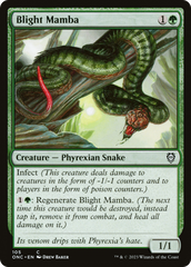 Blight Mamba [Phyrexia: All Will Be One Commander] | D20 Games