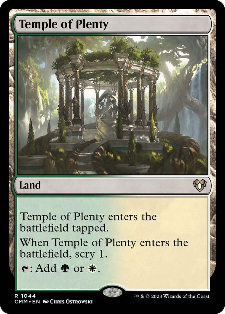 Temple of Plenty [Commander Masters] | D20 Games