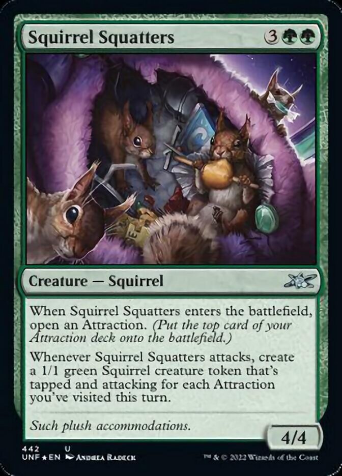 Squirrel Squatters (Galaxy Foil) [Unfinity] | D20 Games