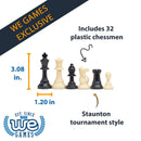 Travel Chess Set for Adults and Beginners, 17 in. Roll-Up