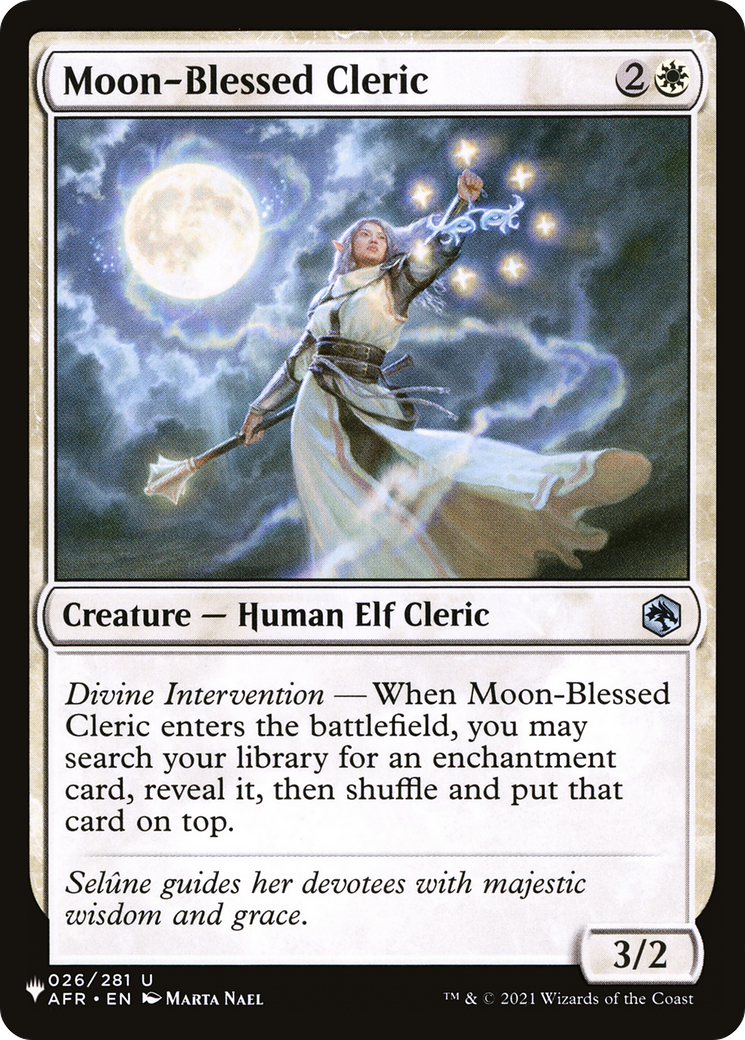 Moon-Blessed Cleric [The List Reprints] | D20 Games