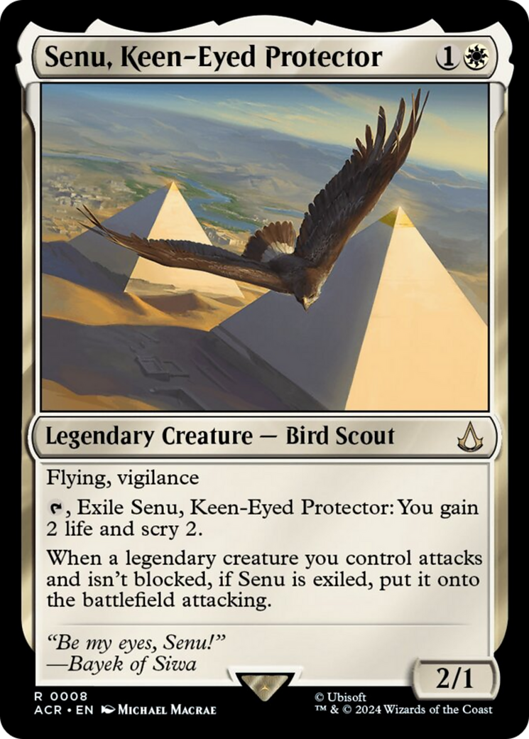 Senu, Keen-Eyed Protector [Assassin's Creed] | D20 Games