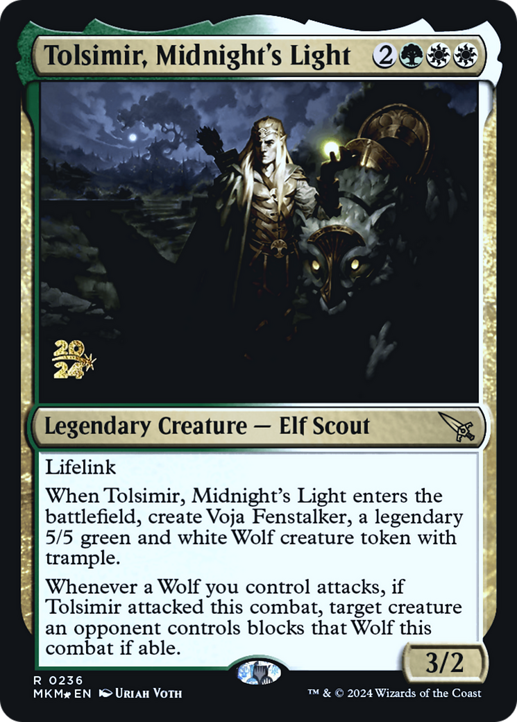 Tolsimir, Midnight's Light [Murders at Karlov Manor Prerelease Promos] | D20 Games