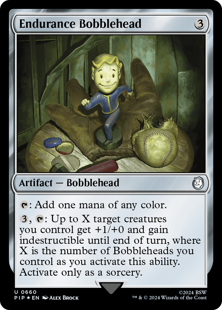 Endurance Bobblehead (Surge Foil) [Fallout] | D20 Games