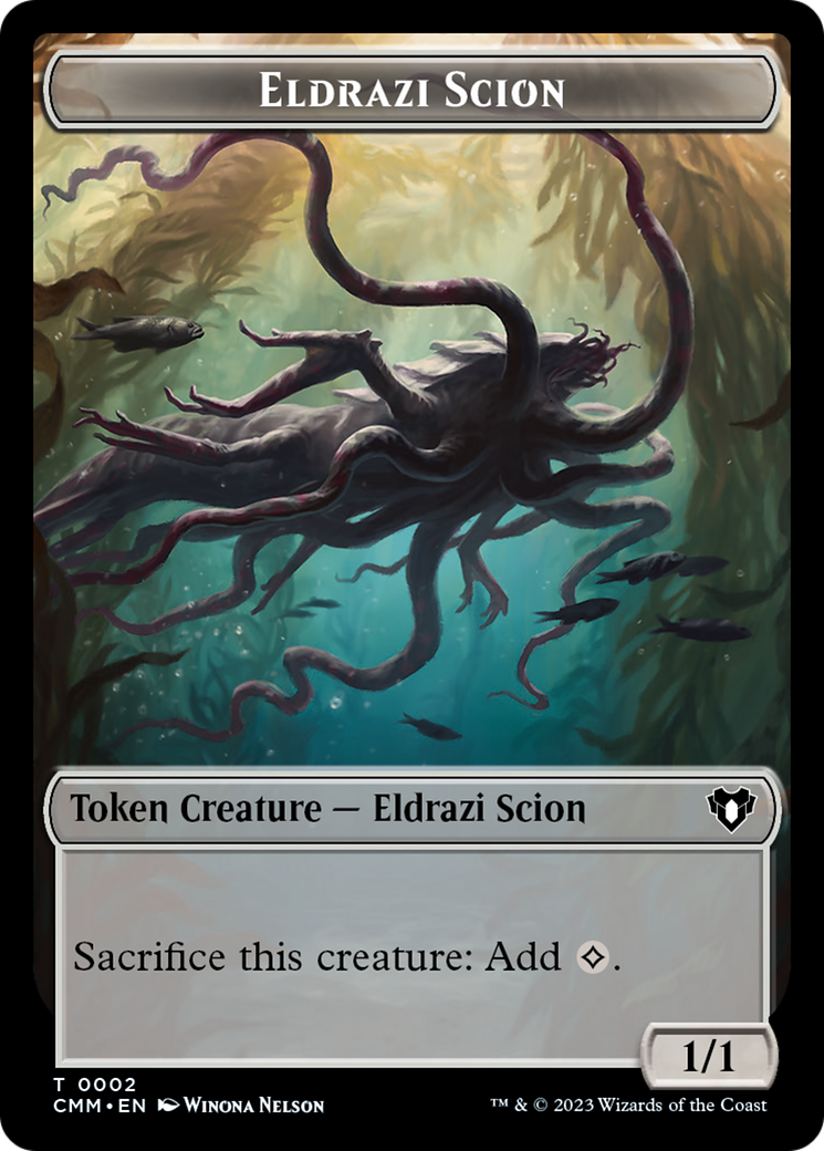 Eldrazi Scion // Myr Double-Sided Token [Commander Masters Tokens] | D20 Games