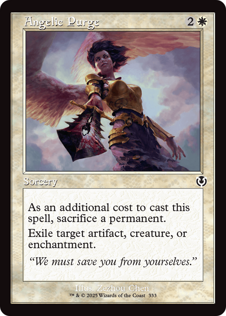 Angelic Purge (Retro Frame) [Innistrad Remastered] | D20 Games