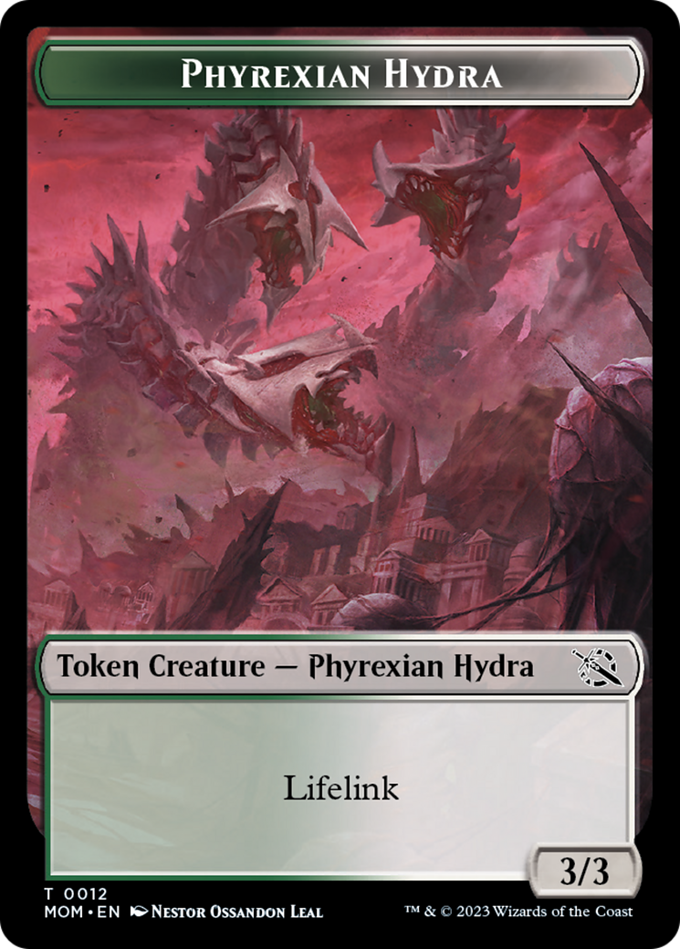 Phyrexian Hydra Token (12) [March of the Machine Tokens] | D20 Games