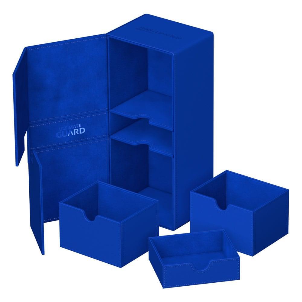 Twin Flip`n`Tray - Blue (Holds 266+) - Ultimate Guard Deck Boxes | D20 Games