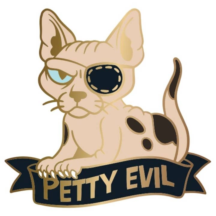 Alternative Alignments enamel pin - Petty Evil