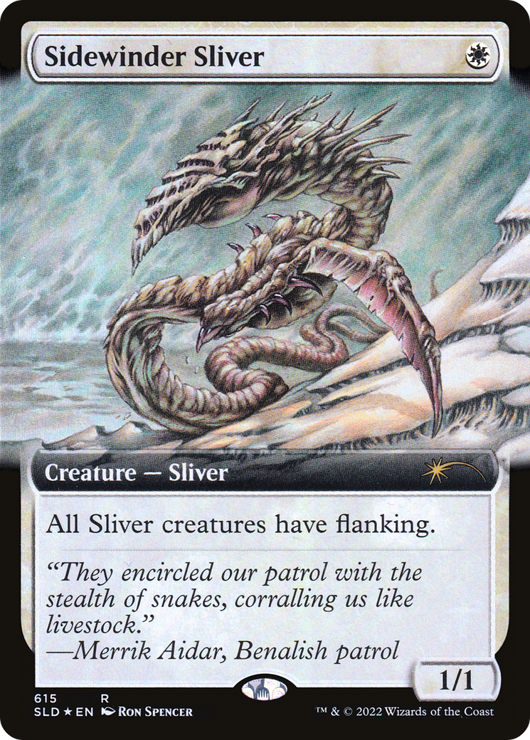 Sidewinder Sliver (Extended Art) [Secret Lair Drop Promos] | D20 Games