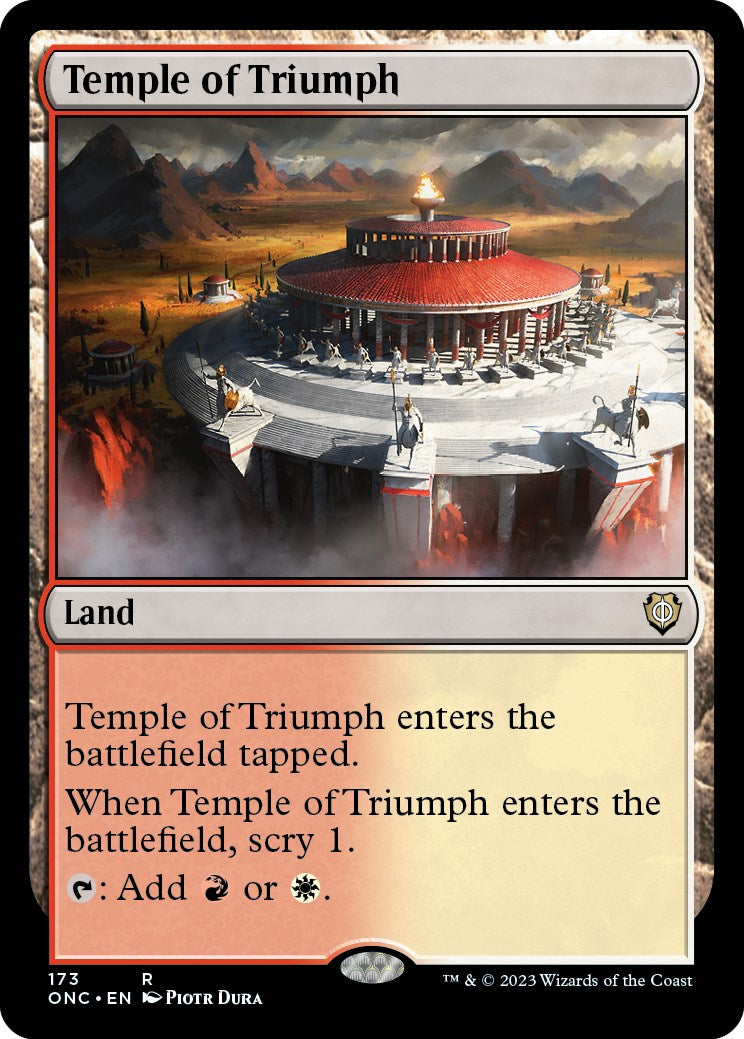 Temple of Triumph [Phyrexia: All Will Be One Commander] | D20 Games