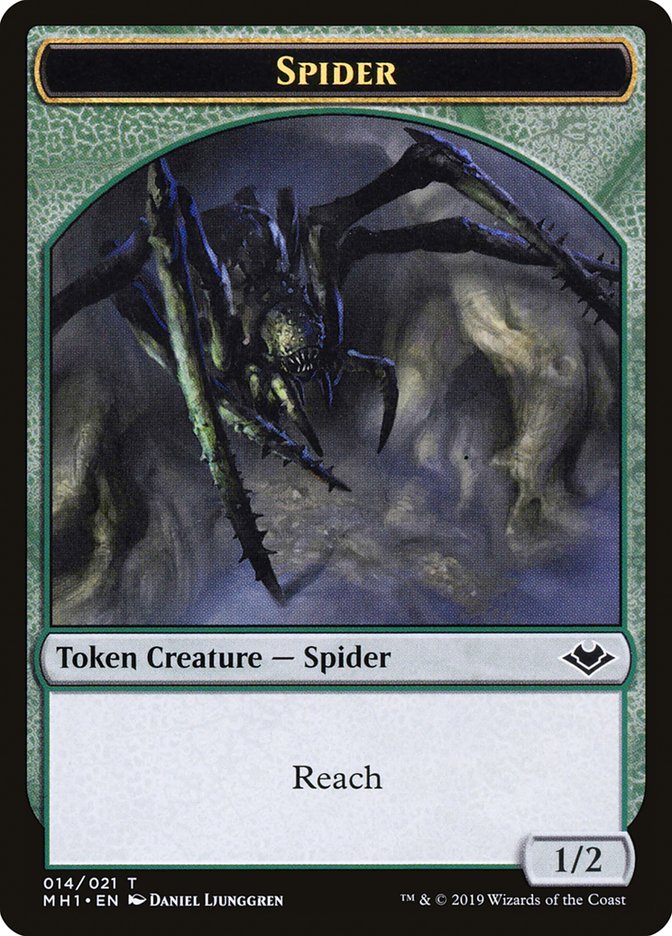 Spider Token [Modern Horizons Tokens] | D20 Games