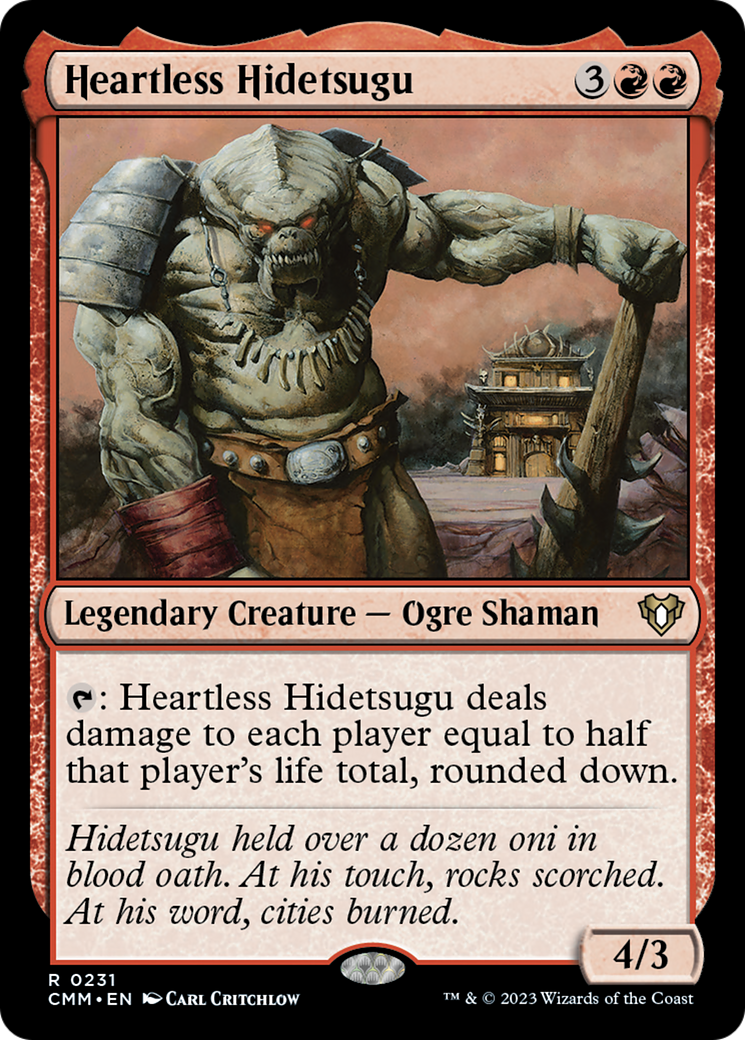 Heartless Hidetsugu [Commander Masters] | D20 Games