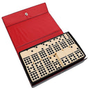 Double Nine Dominoes - Ivory Color Tiles, Club Size