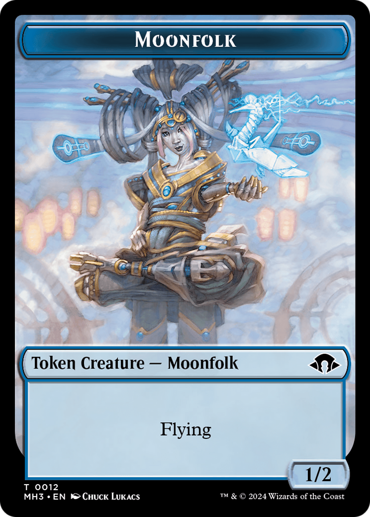 Moonfolk Token [Modern Horizons 3 Tokens] | D20 Games