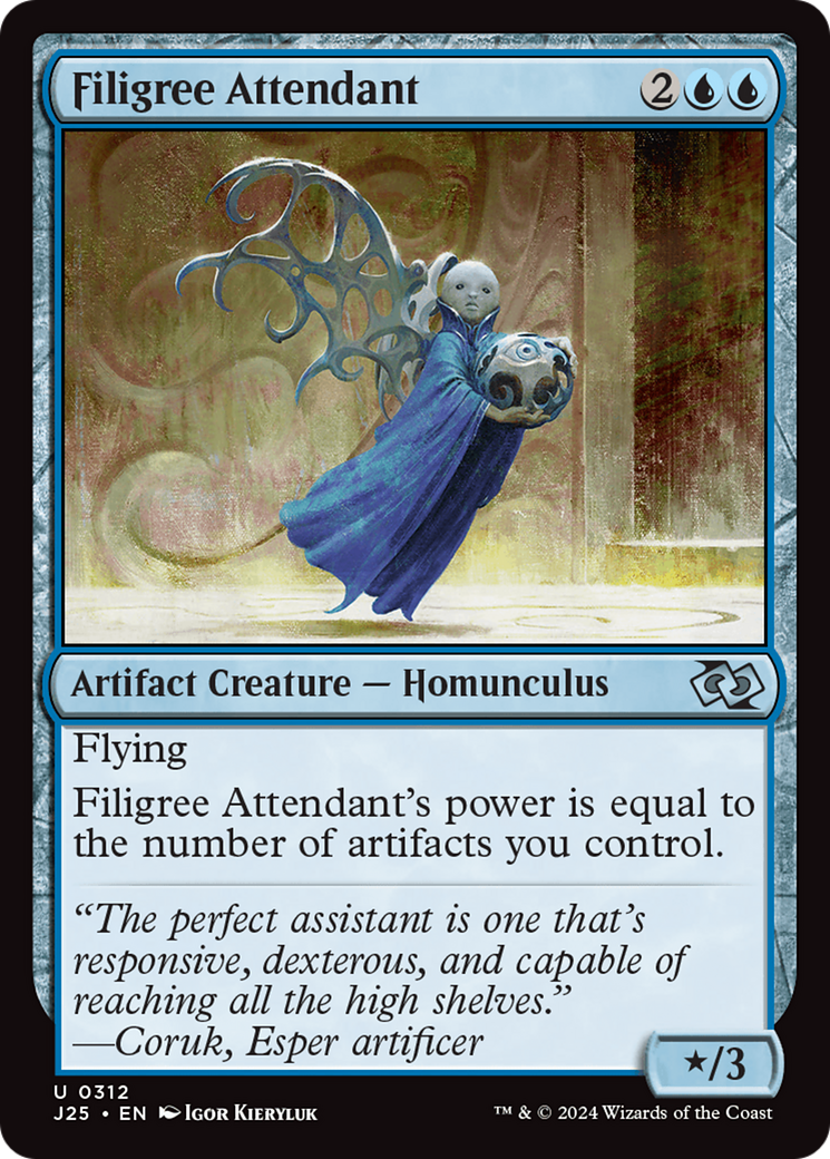 Filigree Attendant [Foundations Jumpstart] | D20 Games