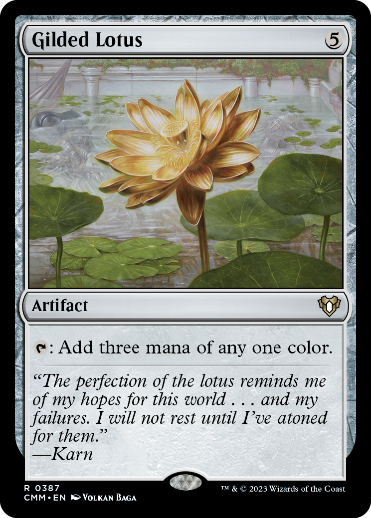 Gilded Lotus [Commander Masters] | D20 Games