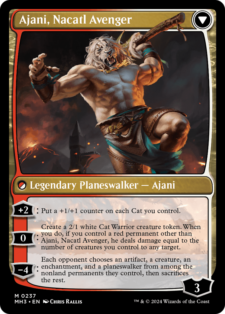 Ajani, Nacatl Pariah // Ajani, Nacatl Avenger [Modern Horizons 3] | D20 Games