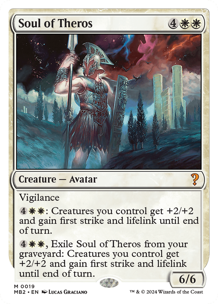 Soul of Theros (White Border) [Mystery Booster 2] | D20 Games