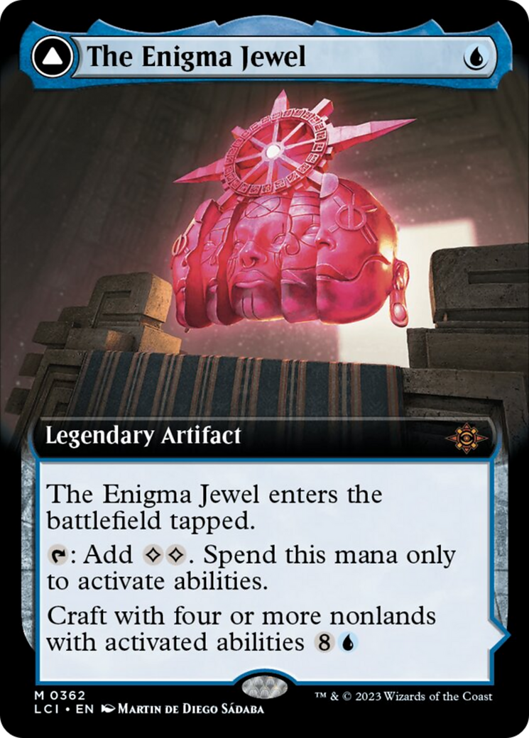 The Enigma Jewel // Locus of Enlightenment (Extended Art) [The Lost Caverns of Ixalan] | D20 Games