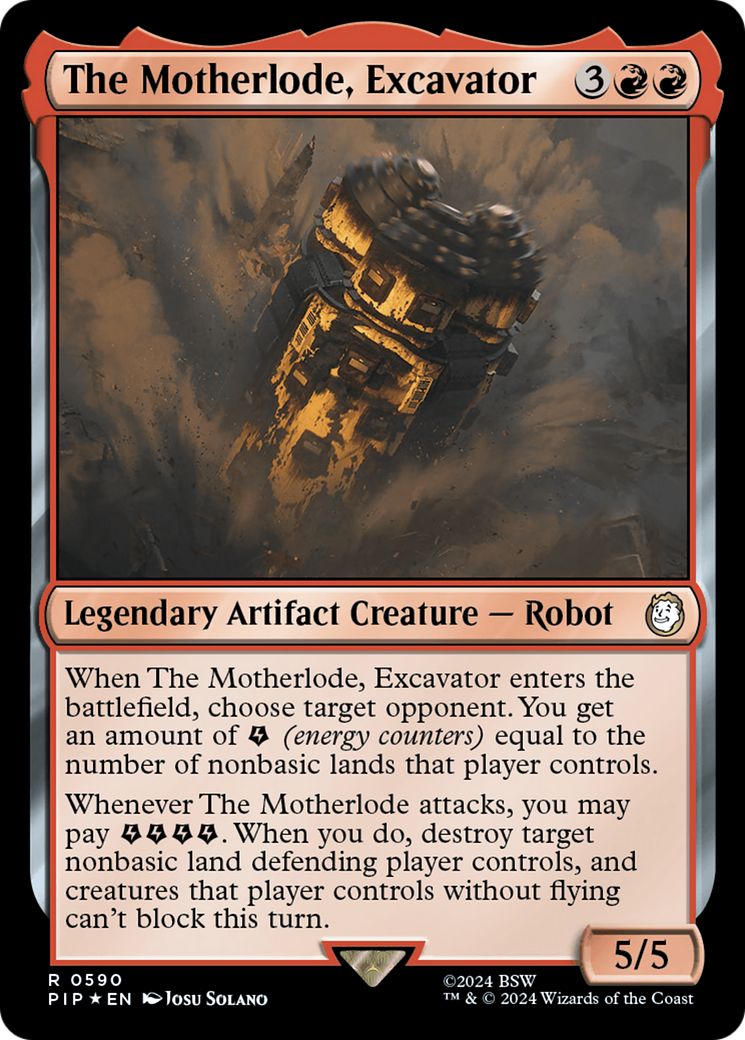 The Motherlode, Excavator (Surge Foil) [Fallout] | D20 Games