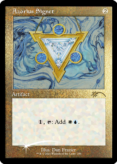 Azorius Signet (Retro) (Foil Etched) [Secret Lair Drop Series] | D20 Games