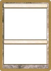 2004 World Championship Blank Card [World Championship Decks 2004] | D20 Games