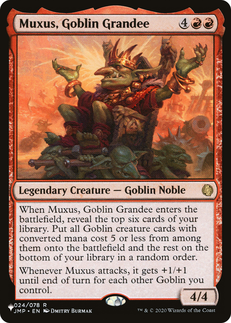 Muxus, Goblin Grandee [The List] | D20 Games