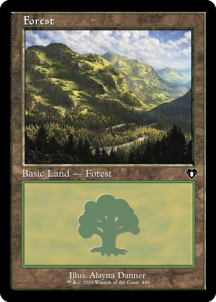 Forest (449) (Retro) [Commander Masters] | D20 Games