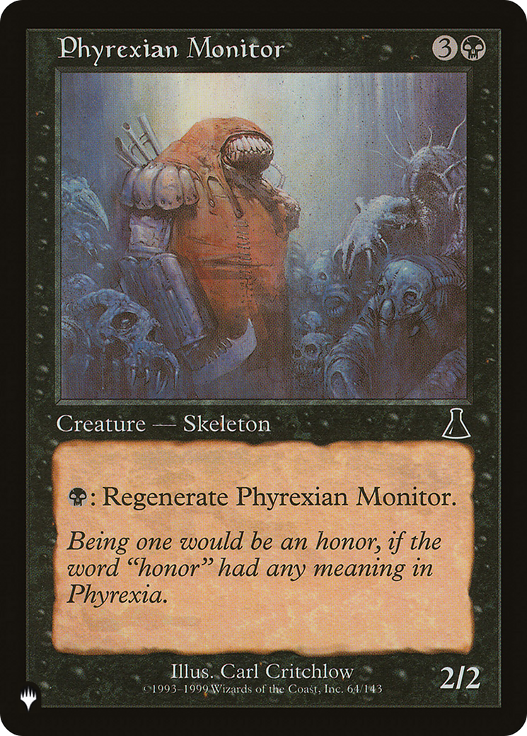 Phyrexian Monitor [The List] | D20 Games