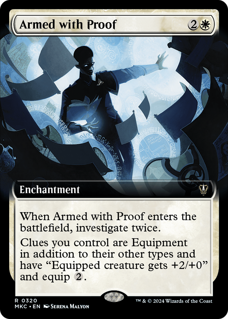 Armed with Proof (Extended Art) [Murders at Karlov Manor Commander] | D20 Games