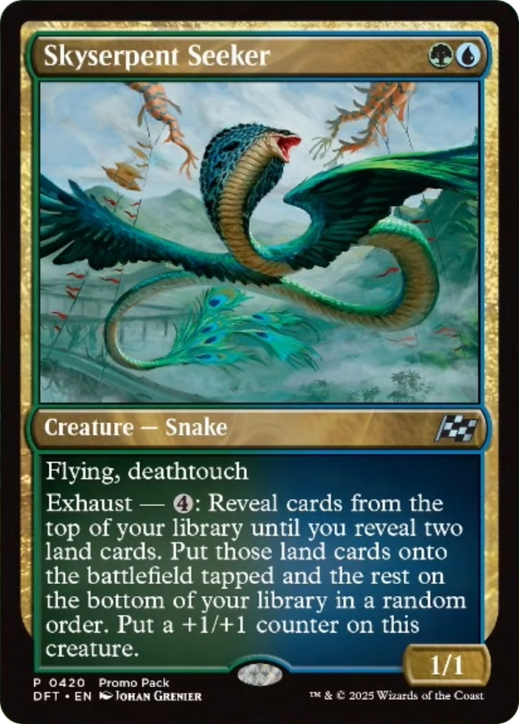 Skyserpent Seeker [Aetherdrift Promos] | D20 Games