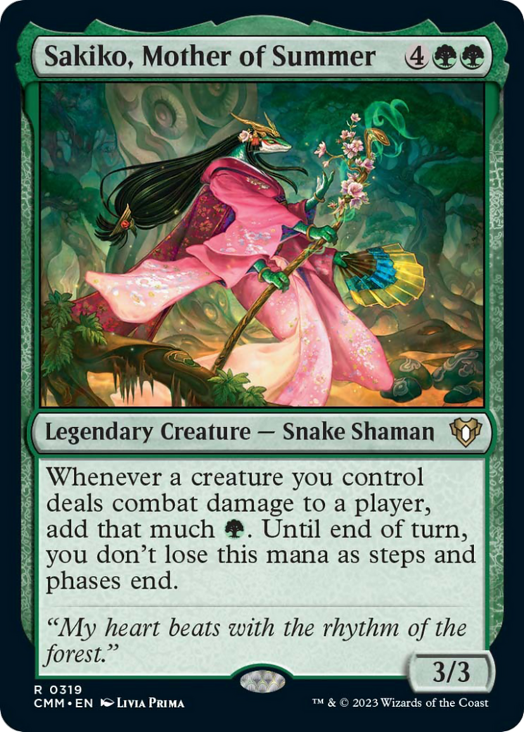 Sakiko, Mother of Summer [Commander Masters] | D20 Games