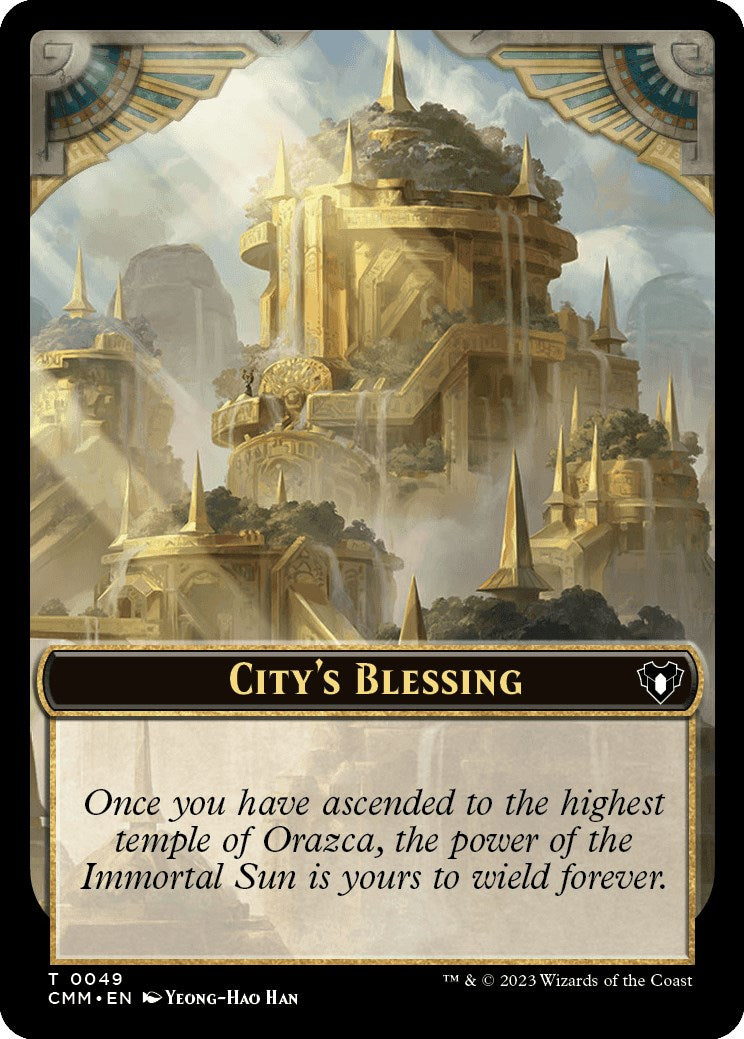 City's Blessing // Dragon Egg Double-Sided Token [Commander Masters Tokens] | D20 Games