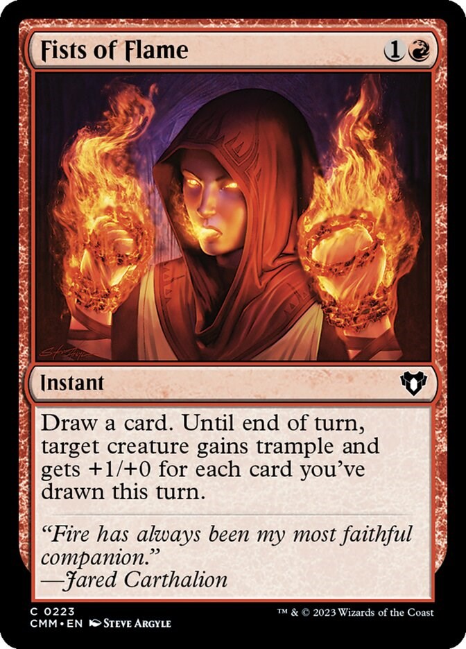 Fists of Flame [Commander Masters] | D20 Games