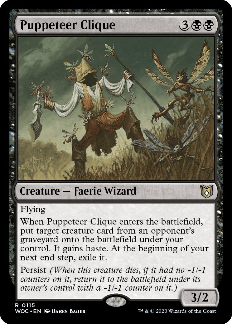 Puppeteer Clique [Wilds of Eldraine Commander] | D20 Games