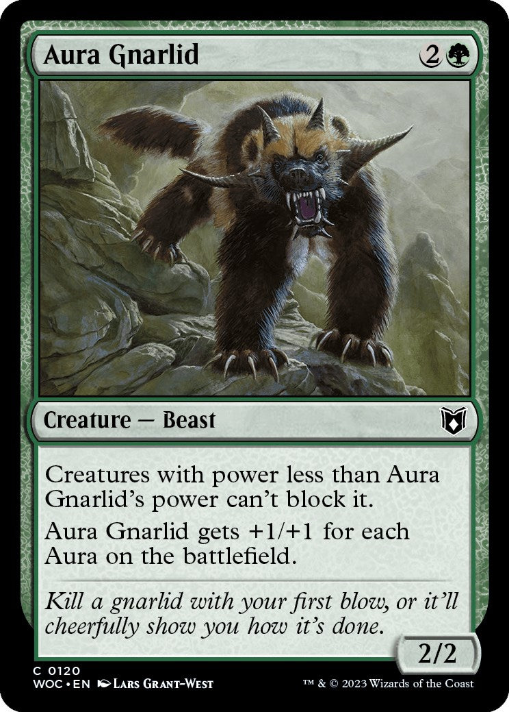 Aura Gnarlid [Wilds of Eldraine Commander] | D20 Games