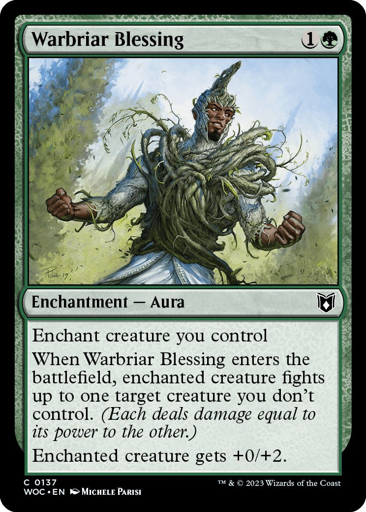 Warbriar Blessing [Wilds of Eldraine Commander] | D20 Games