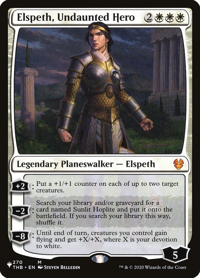 Elspeth, Undaunted Hero [The List] | D20 Games