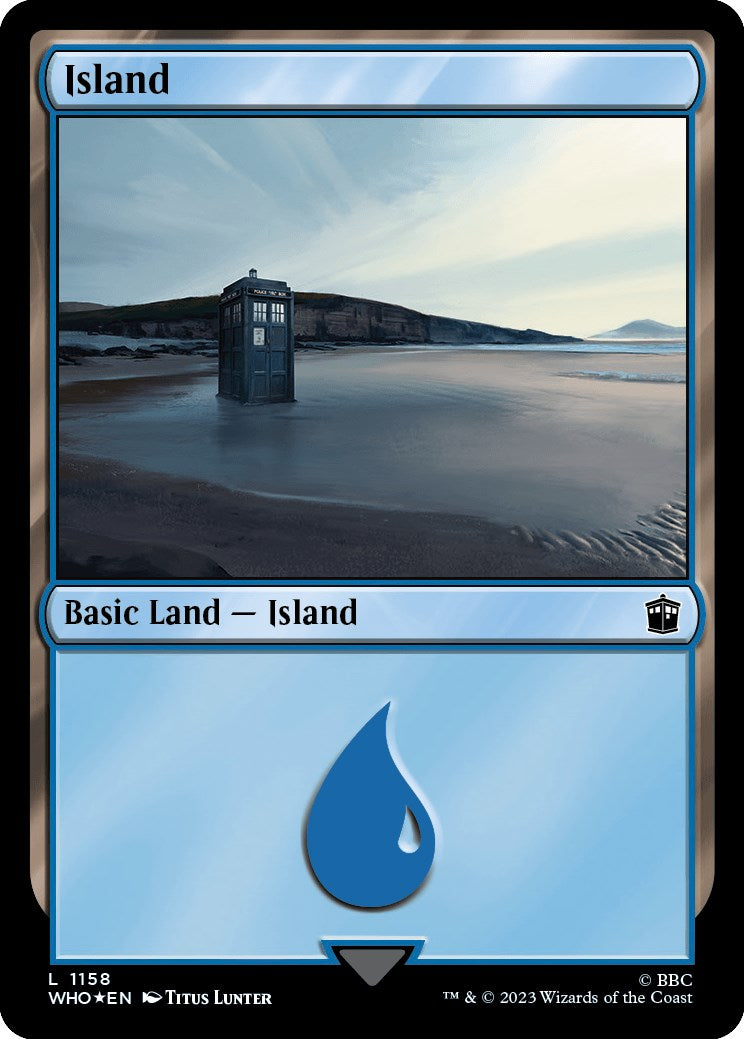 Island (1158) (Surge Foil) [Doctor Who] | D20 Games