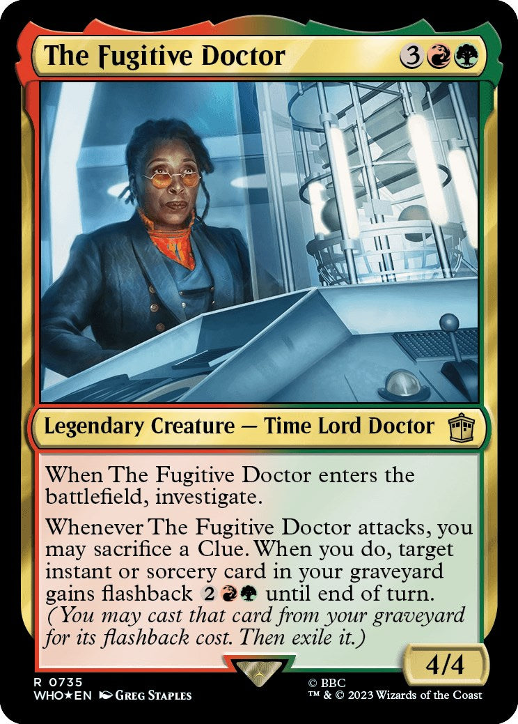 The Fugitive Doctor (Surge Foil) [Doctor Who] | D20 Games